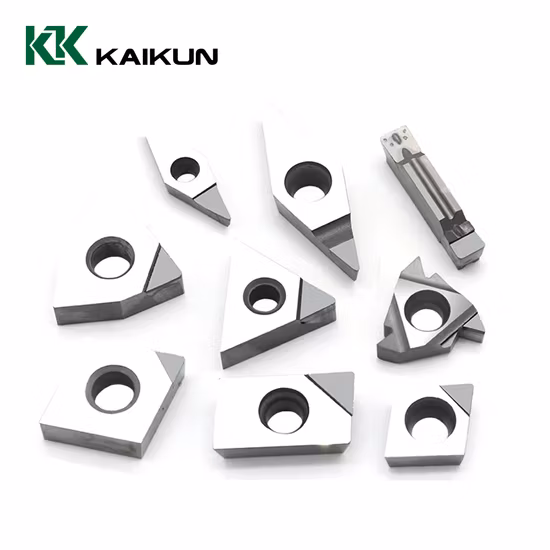 Standardmäßige und kundenspezifische CNC/PCD/CBN-Drehwendeplatten